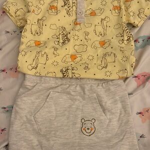 Baby Disney Winnie the Pooh short set   #D